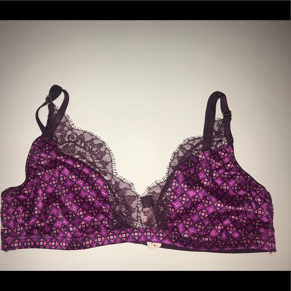 Victoria’s Secret Purple Bralette Large and Medium - Picture 1 of 2
